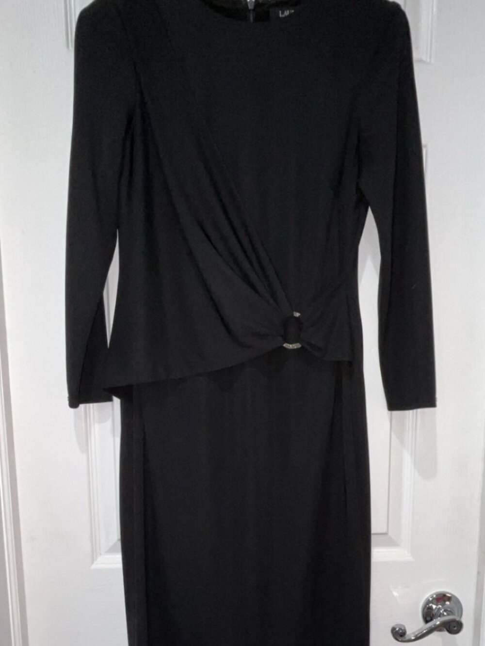 Brand New Elegant Black Dress LAUREN by Ralph Lauren NWT